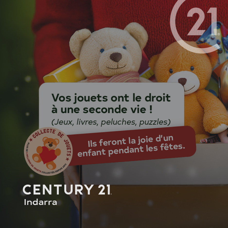 collecte jouet 2025 anglet century 21 indarra